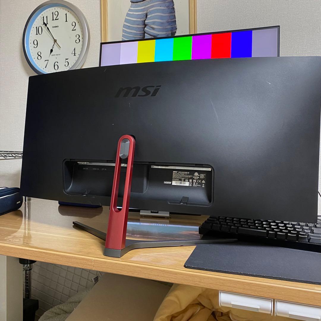 MSI 曲面ワイドゲーミングモニター Optix MAG341CQ 美品