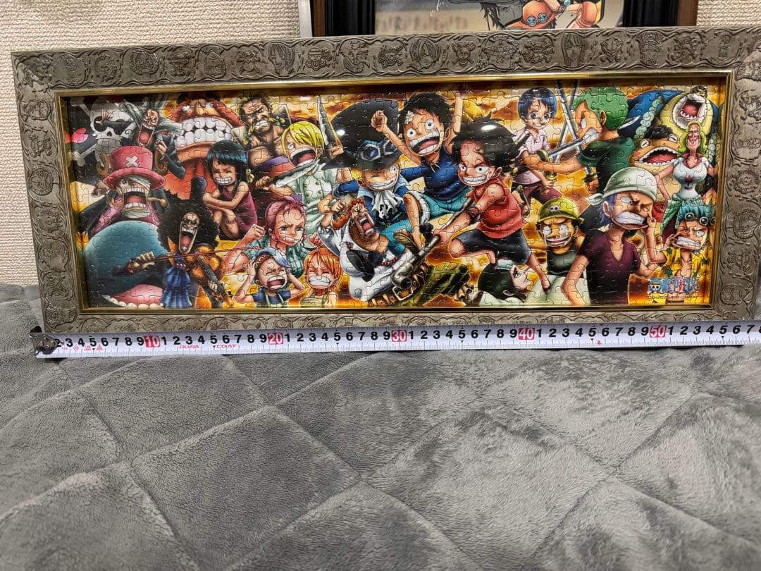 ワンピースジグソーパズル風アート 約90cm