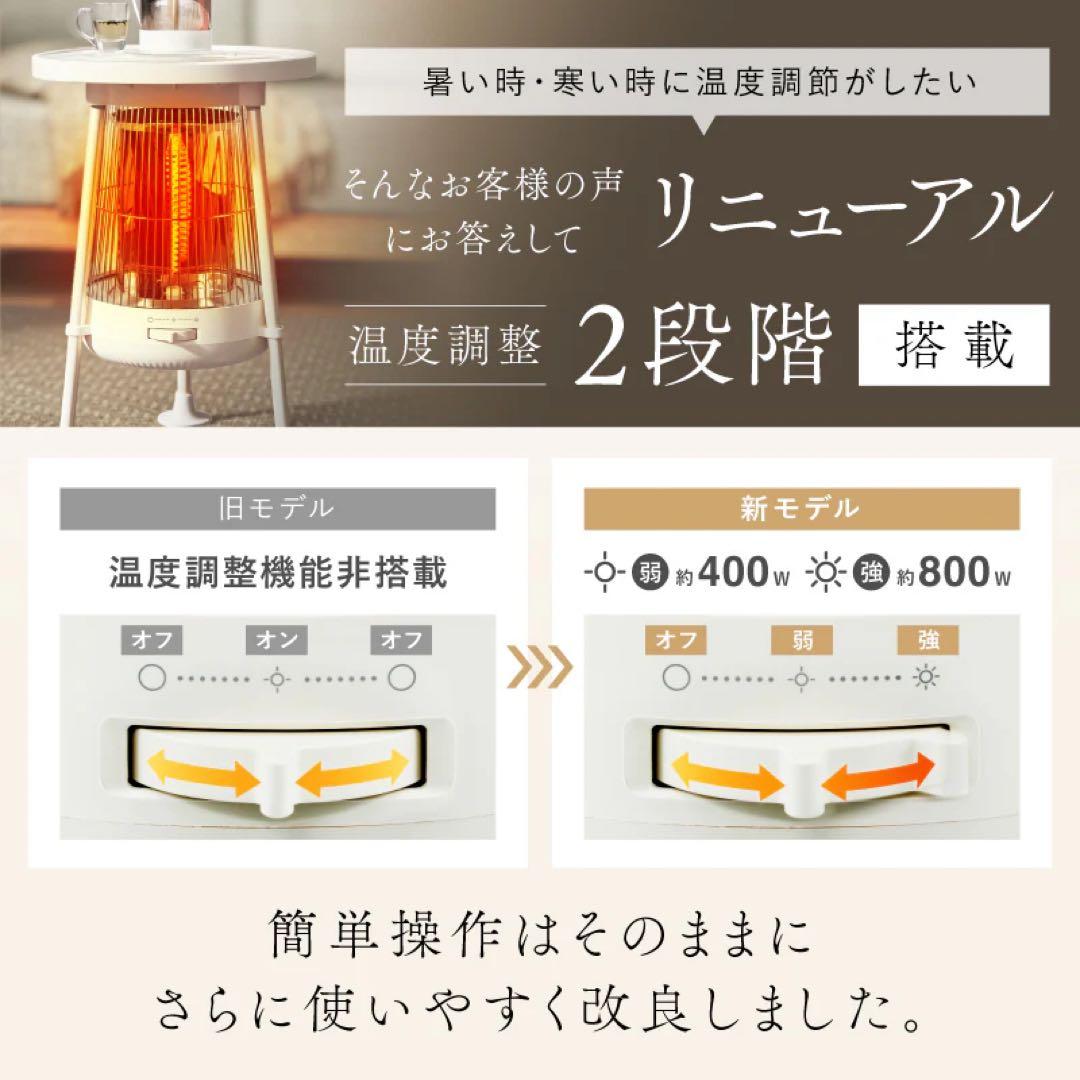 【3秒で速暖】NIPLIFE 電気ヒーターNUKUREA