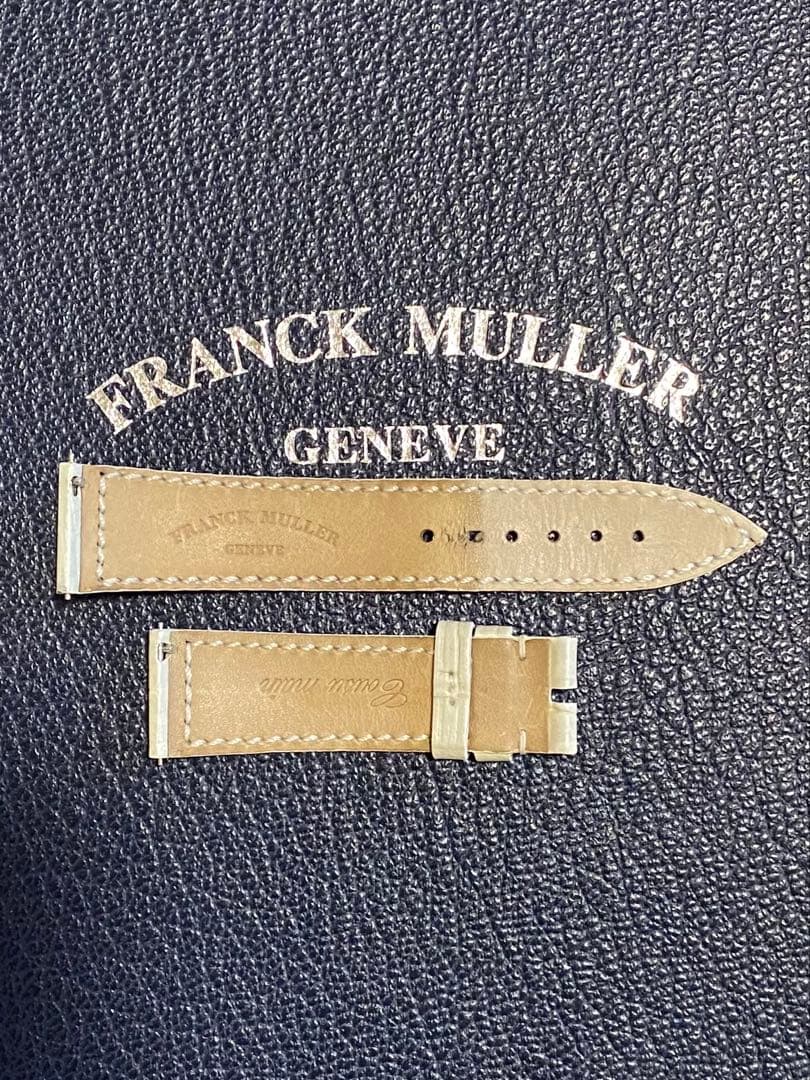 18mmフランクミュラー純正パールホワイトストラップベルト