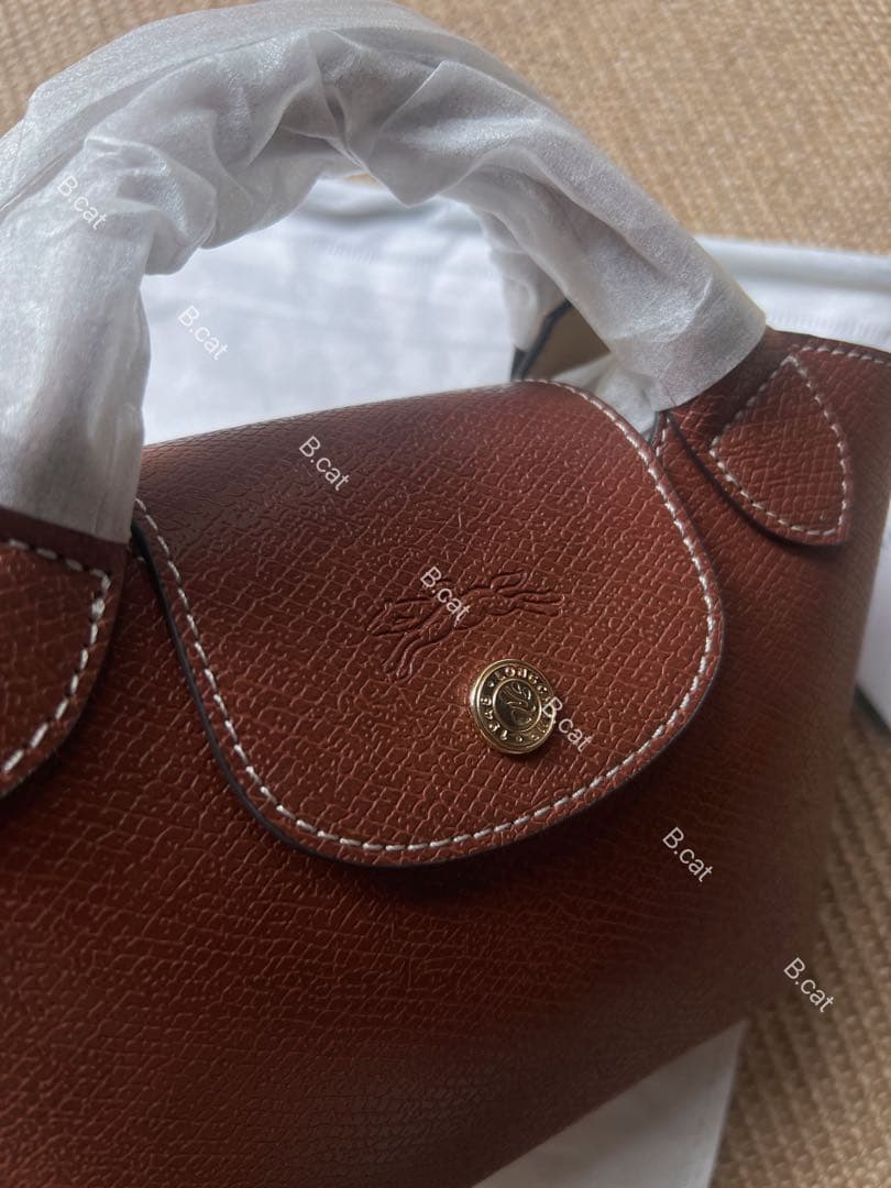 新シーズンLongchampエピュレ テクスチャードレザーミニバッhip