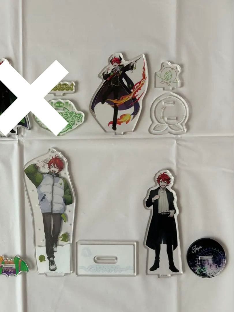 【カラフルピーチ】アクリルスタンド じゃぱぱ9点セット(バラ売り1個〜◯)