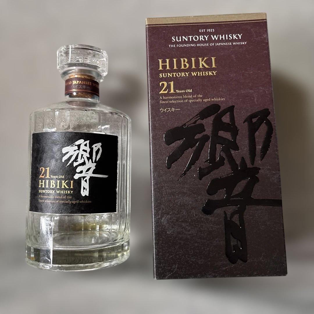 Hibiki 21年 ブレンデッドウイスキー 750ml☆空瓶、箱