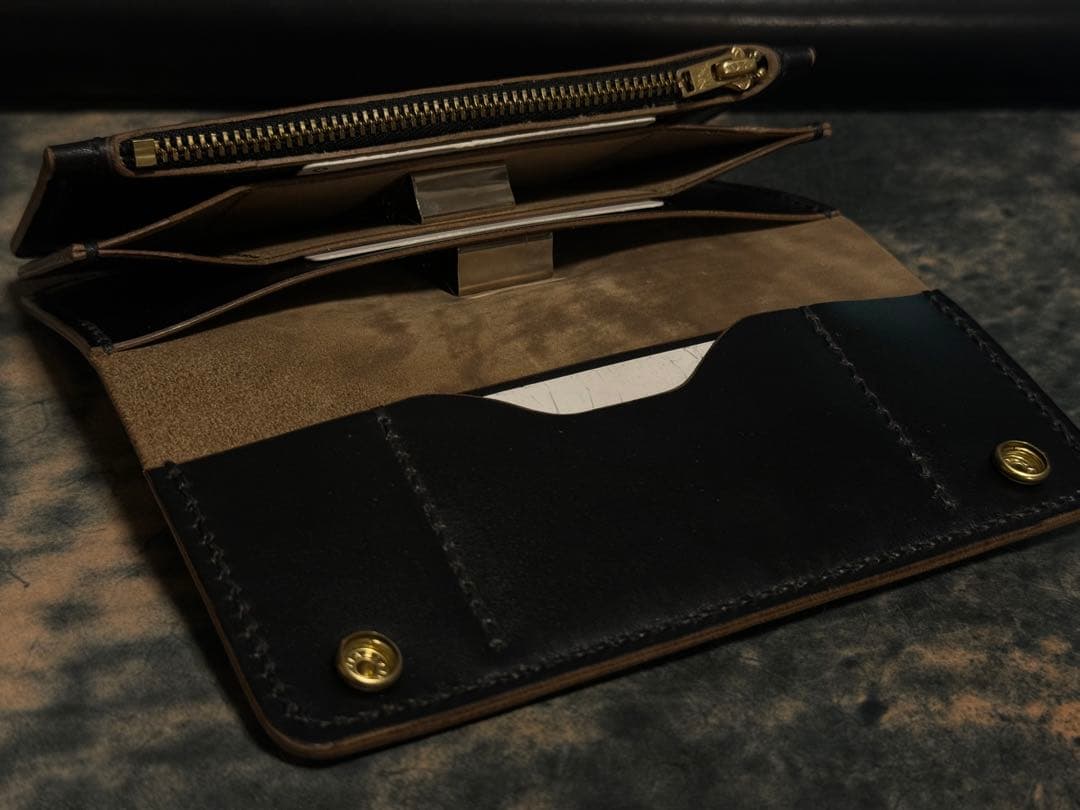 [t]ホースバット(茶芯)トラッカーウォレットTYPE01＋キーホルダー