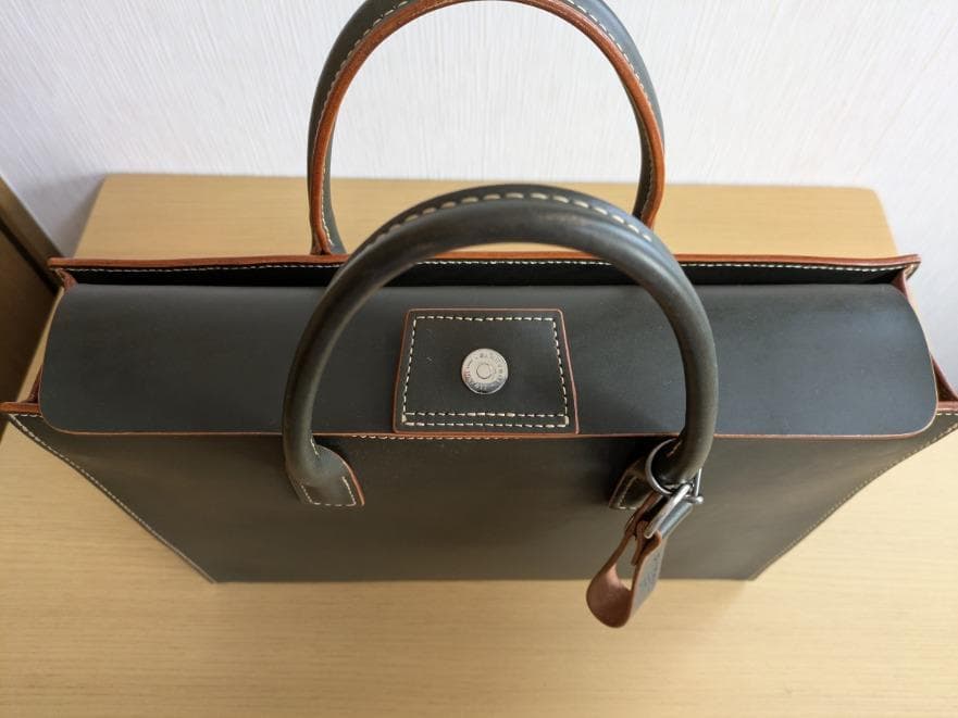 【超レア】亀屋革具製 受注後生産オーダーメードビジネスバック