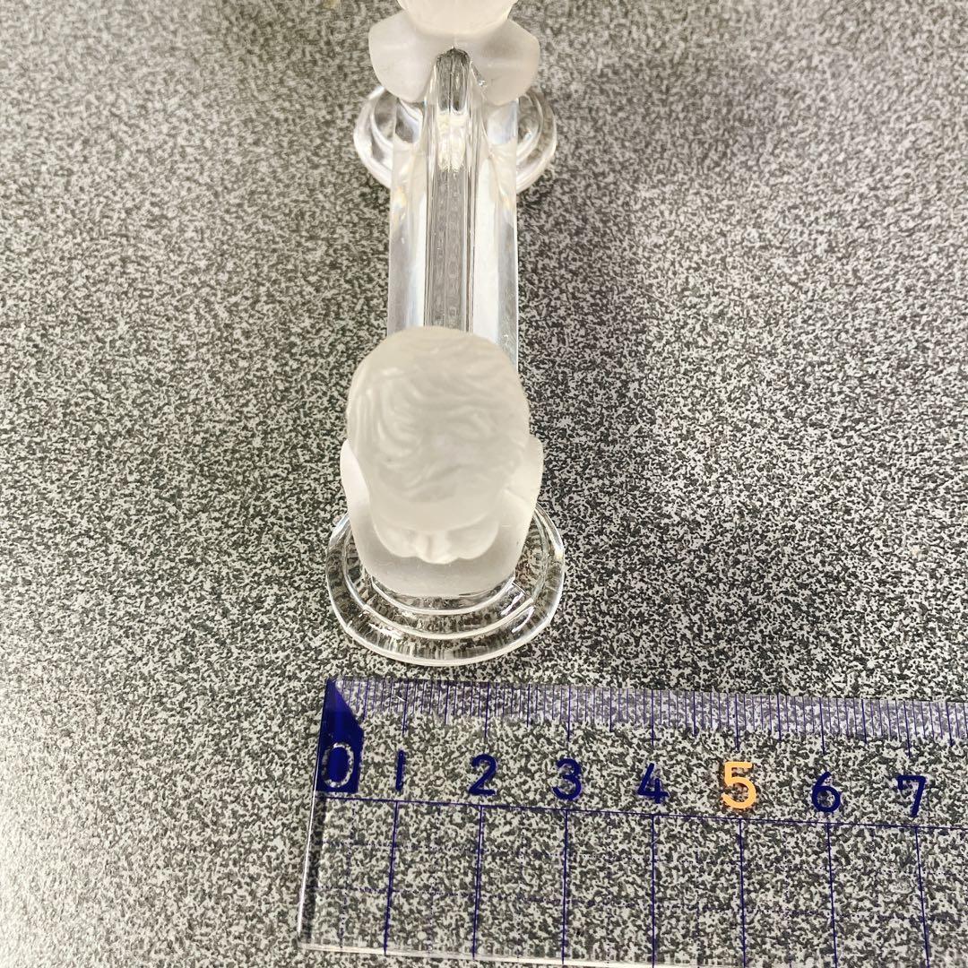 オールドバカラ enfant 子ども胸像 カトラリーレスト 6客 1916年