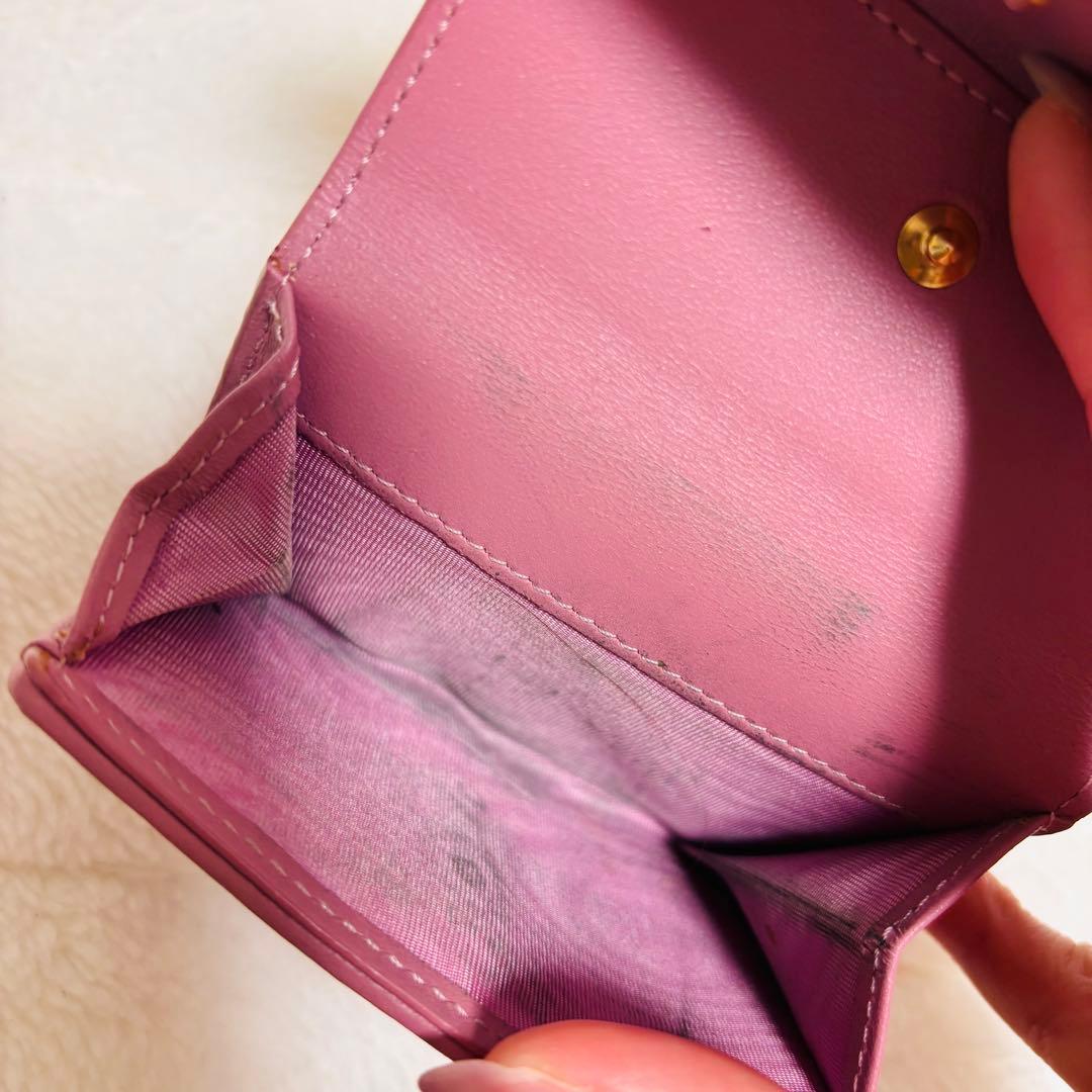 ディオール　Lady Dior Lotus ウォレット