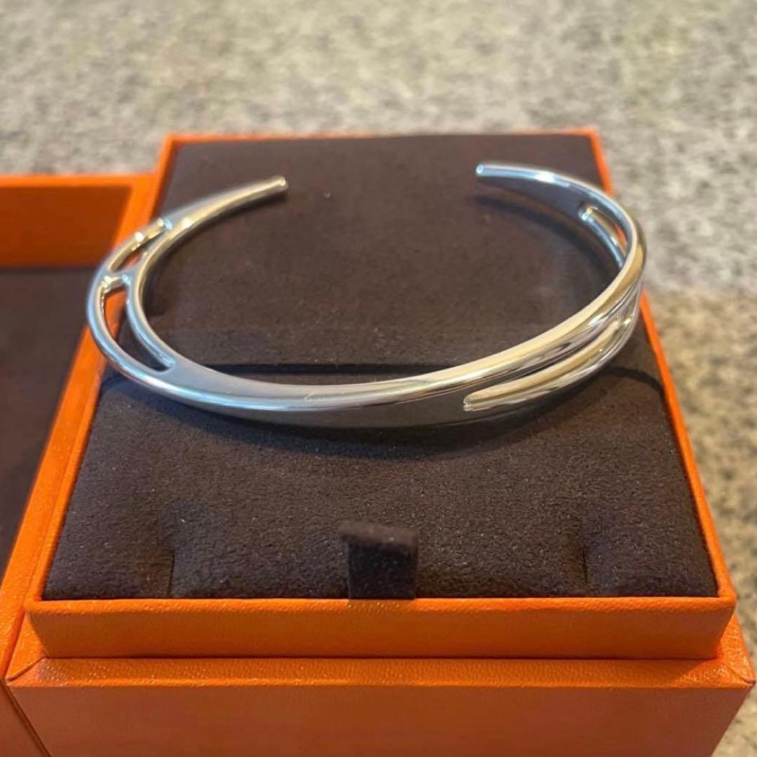 HERMES エルメス シェーヌダンクル パンク バングル ブレスレット