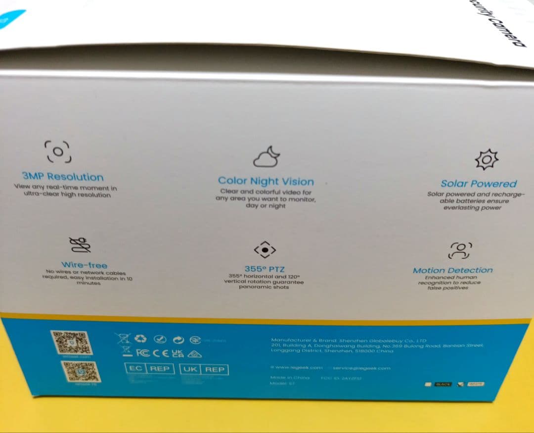 【2025年最新】ieGeek 防犯カメラ 屋外 ソーラー 5Wソーラー充電