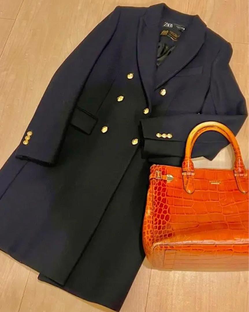 【未使用】ZARA MANTECO ダブルブレストコート