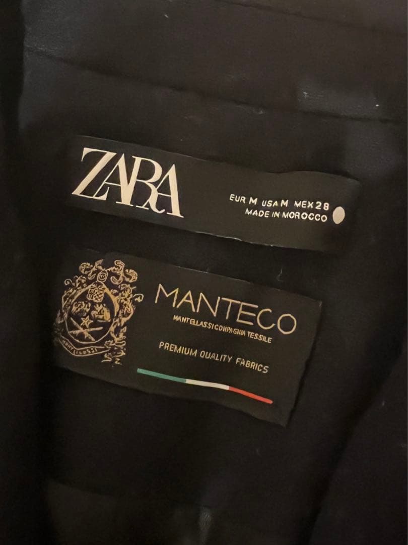 【未使用】ZARA MANTECO ダブルブレストコート