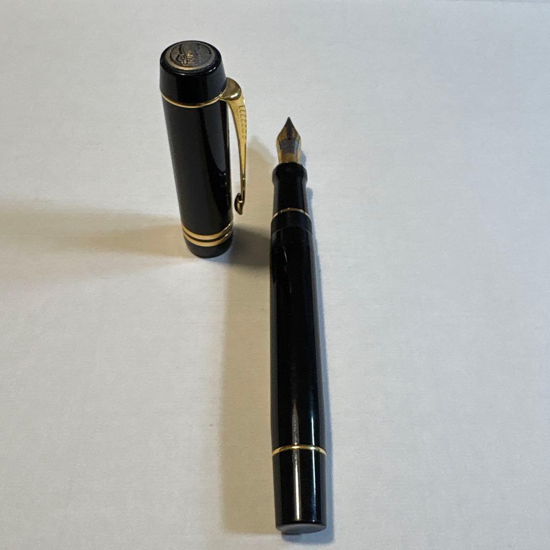 パーカー デュオフォール　センチティニアル⁇黒　M中字　万年筆　中古品　送料込み