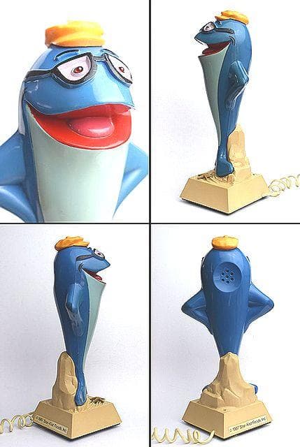 1980’s チャーリーザツナ ビンテージ 電話機 スターキスト ソフビ 貯金箱