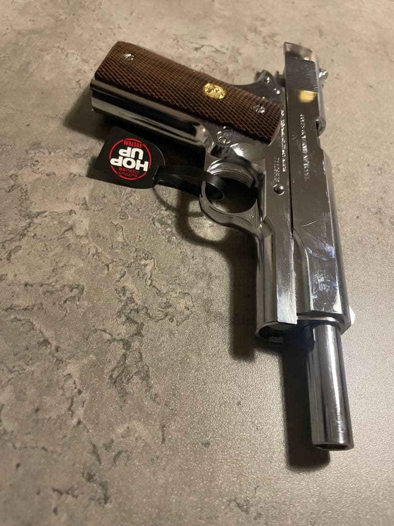 【極美品】東京マルイ コルト ガバメント シリーズ'70 ニッケルフィニッシュ