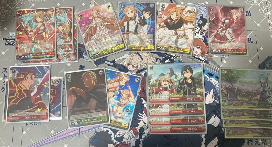 ヴァイスシュバルツ　SAO デッキ