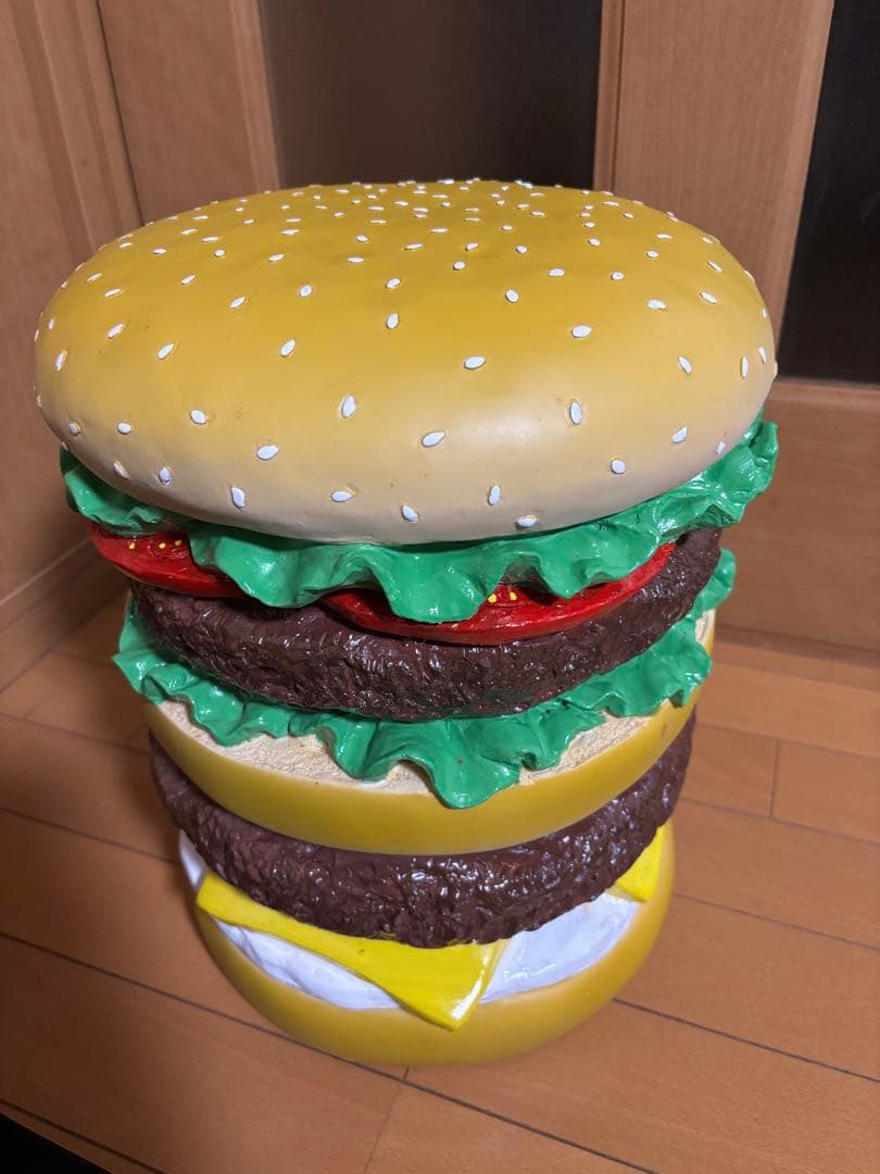 おもしろ雑貨　ロータリーヒロ　ハンバーガーチェア　 イースねチェア