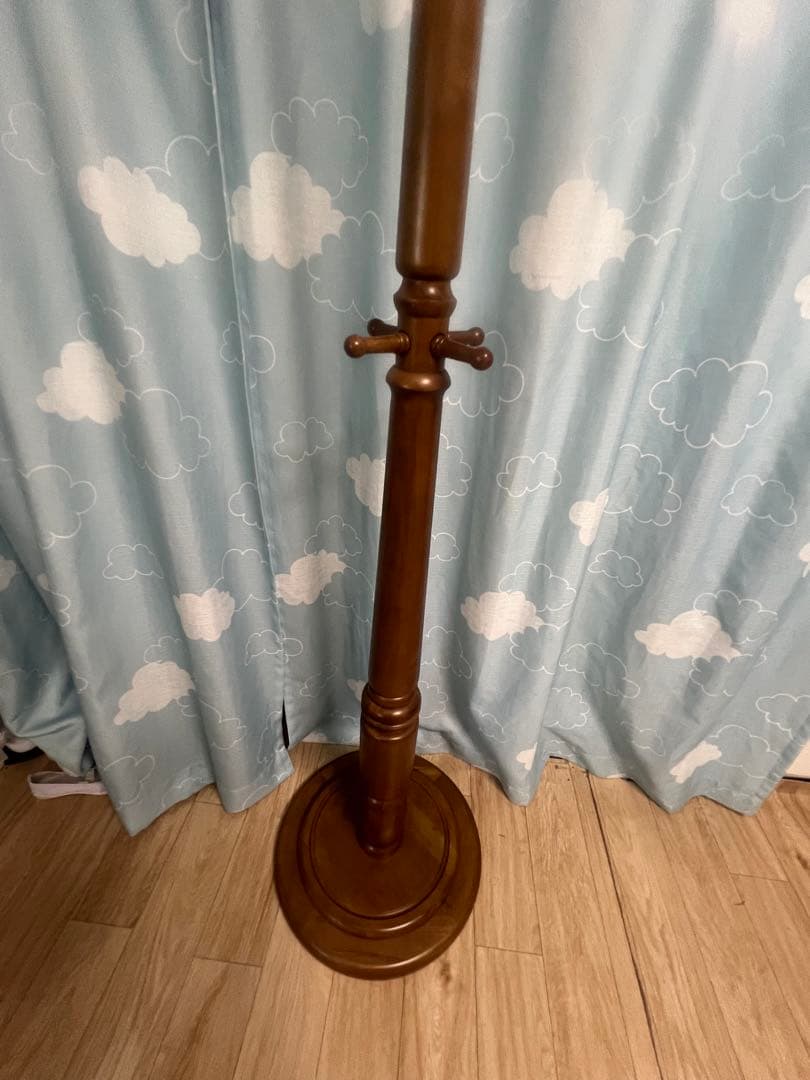 美品送料込‼️ TOCOM あずま工芸 ポールハンガー コートハンガー 天然木