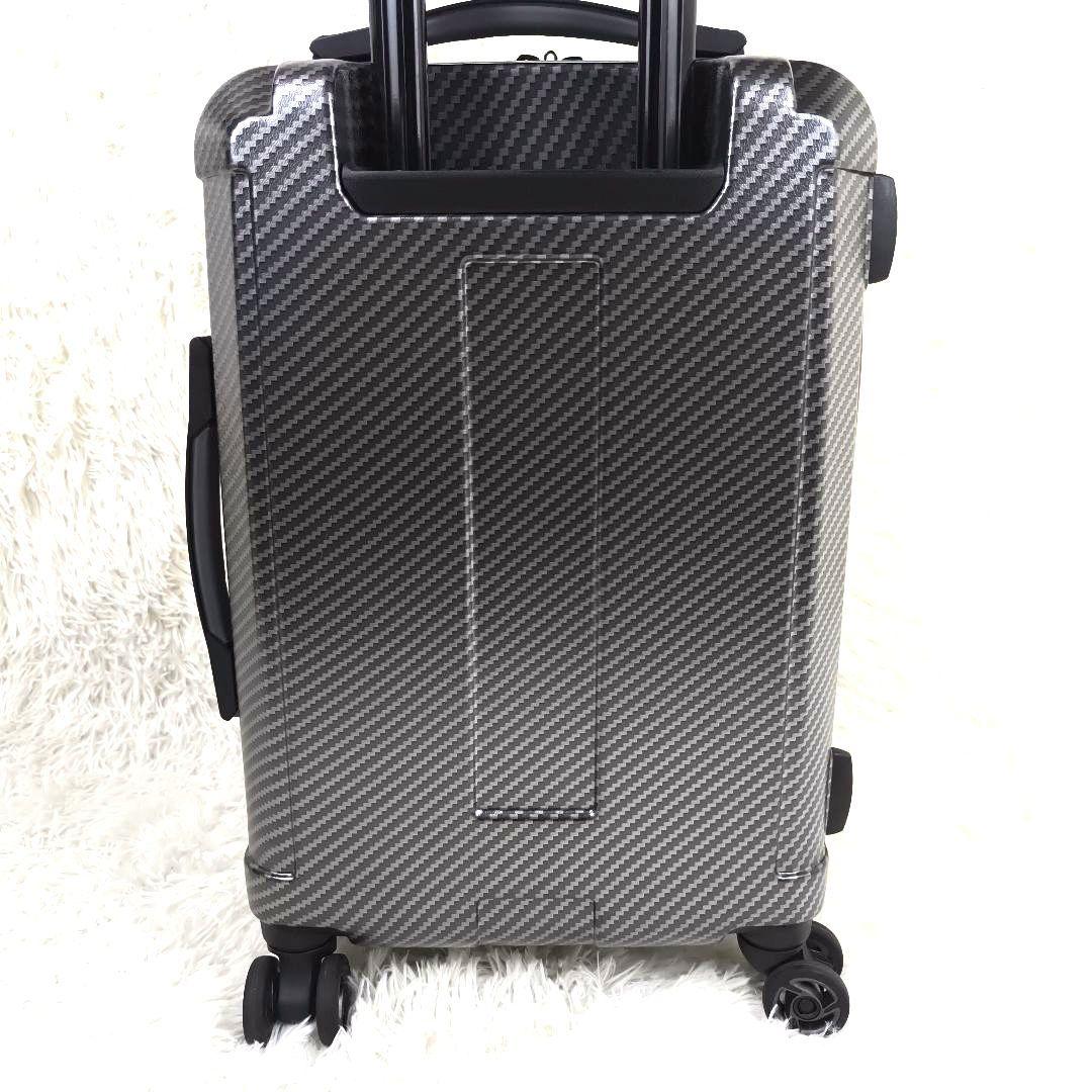 ✨極美品✨ サムソナイト キャリーケース カーボン調 機内持込 4輪 銀