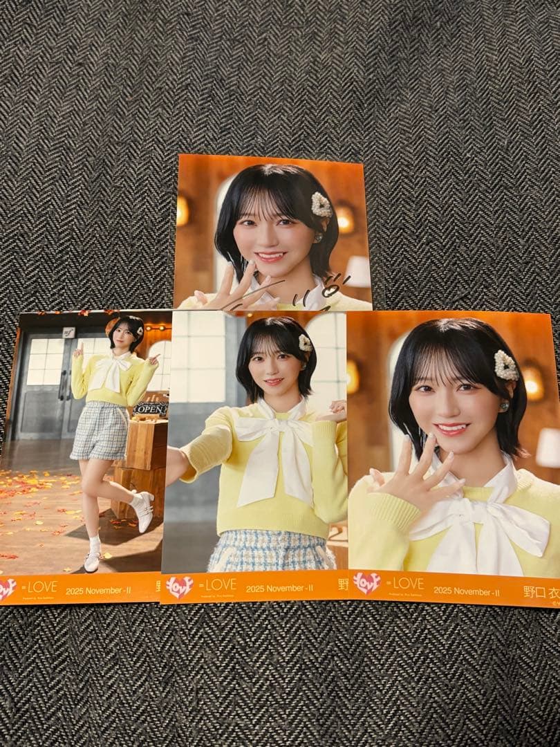 咲*夜様 = LOVE 木漏れ日メゾフォルテ 生写真 野口衣織サイン付きヨリ