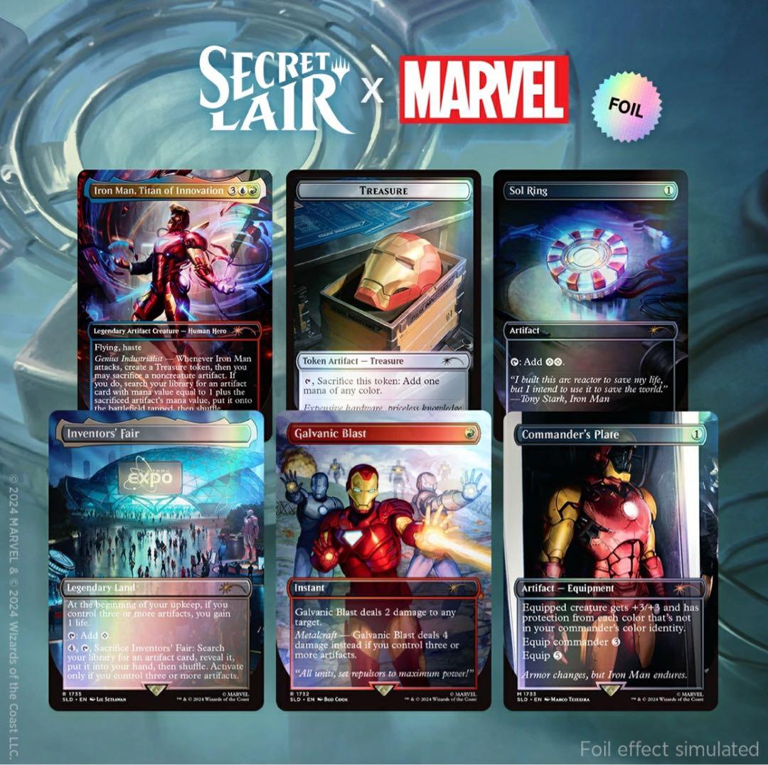 MTG Secret Lair Marvel Iron Man Foil版 ②