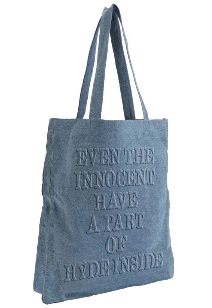 HYDE × SWITCHBLADE DENIM TOTE BAG