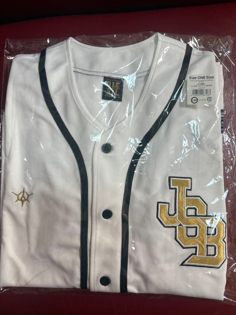 三代目　ベースボールシャツ　WHITE　白