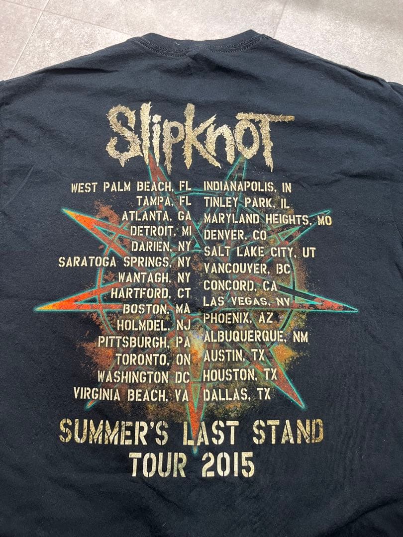 Slipknot Tシャツ Mサイズ 2015ツアー