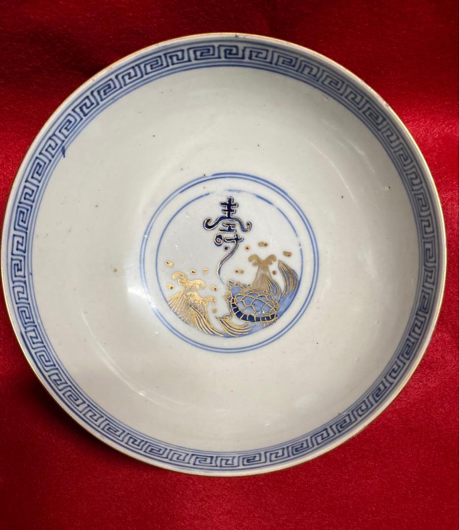 #古伊万里 #掘り出しモノ #早いもの勝ち！ 美術品 茶碗 青白色 3鉢