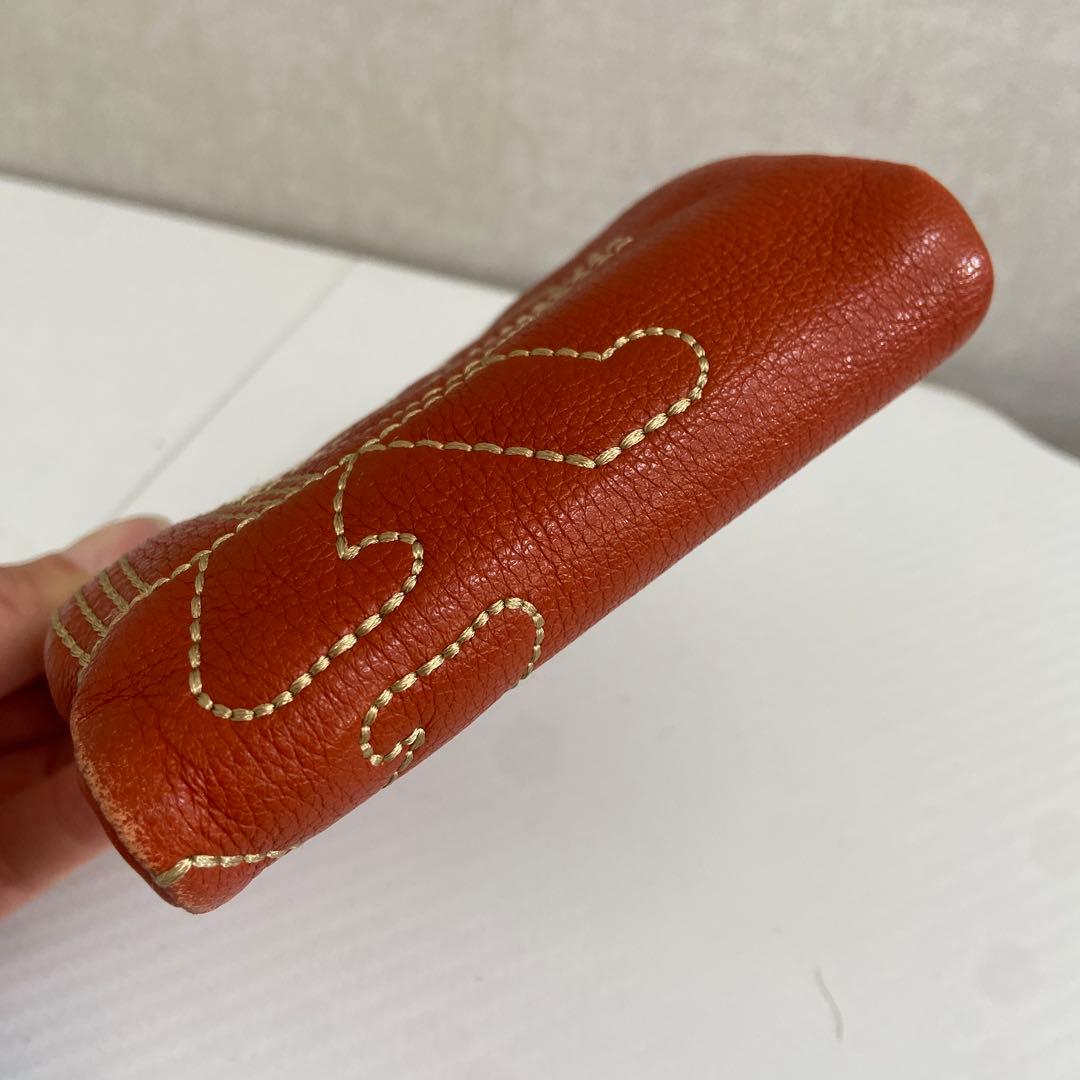 genten ゲンテン⭐️リサラーソン がま口 財布 レザー