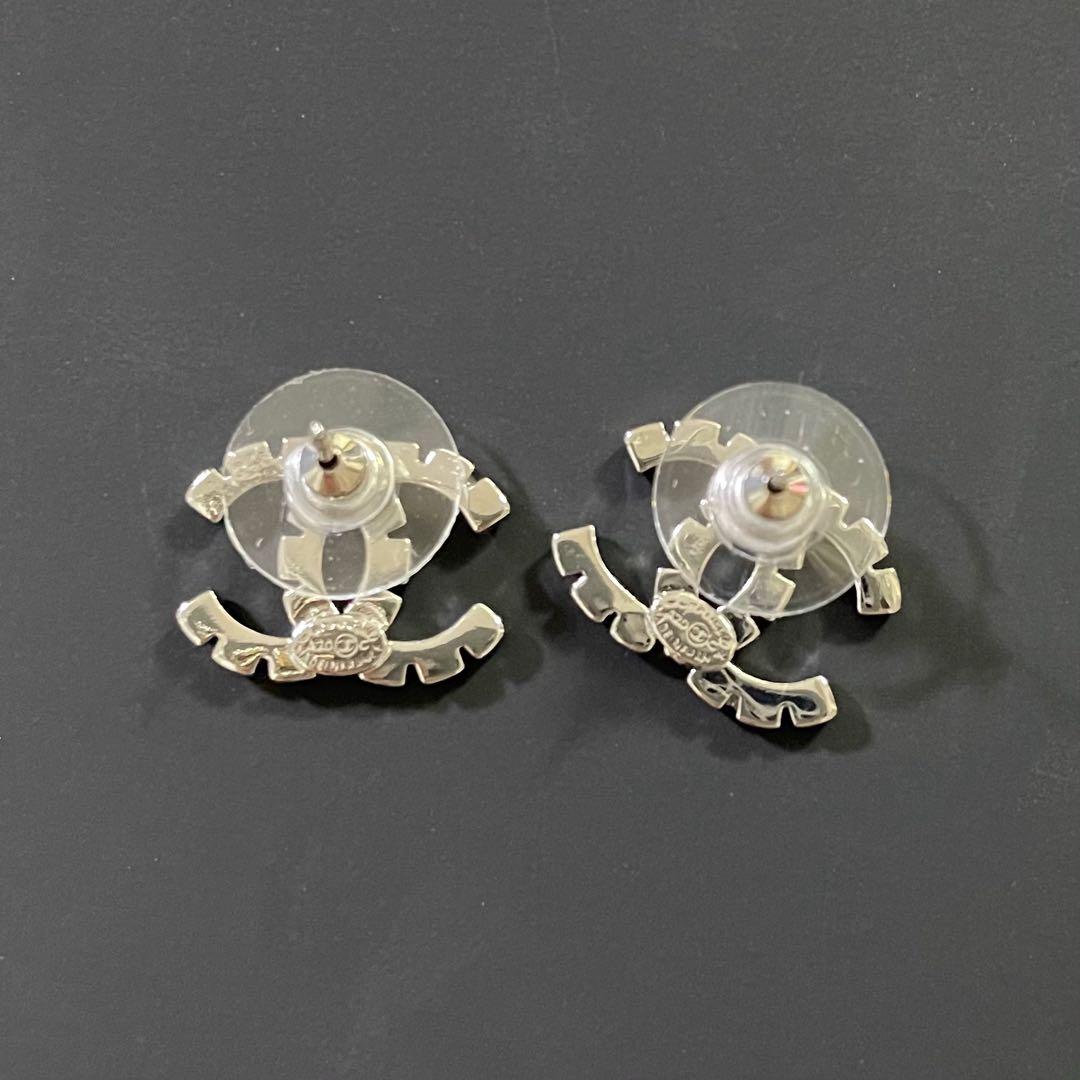 シャネル シルバー ココマーク ピアス