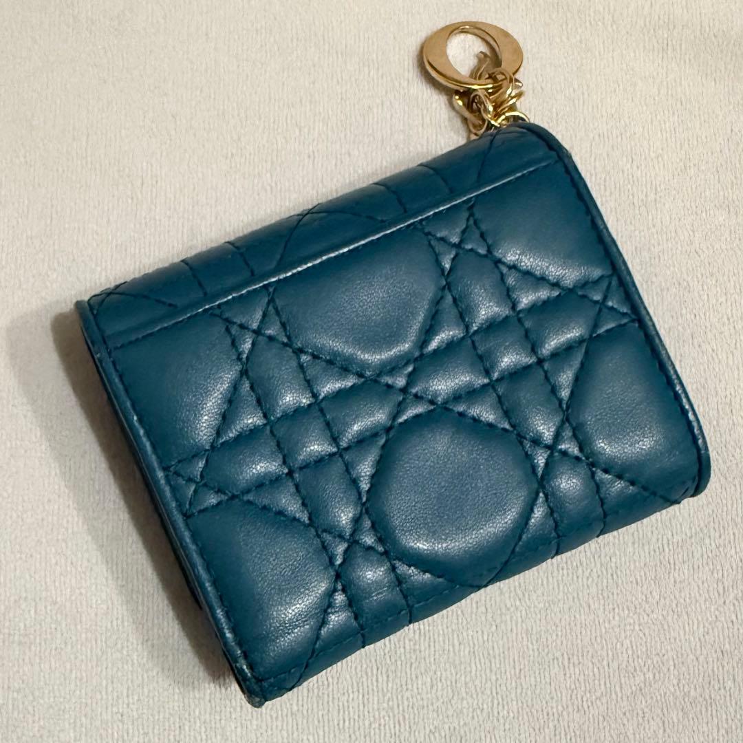 Dior ディオール レザー 三つ折り 財布 ウォレット