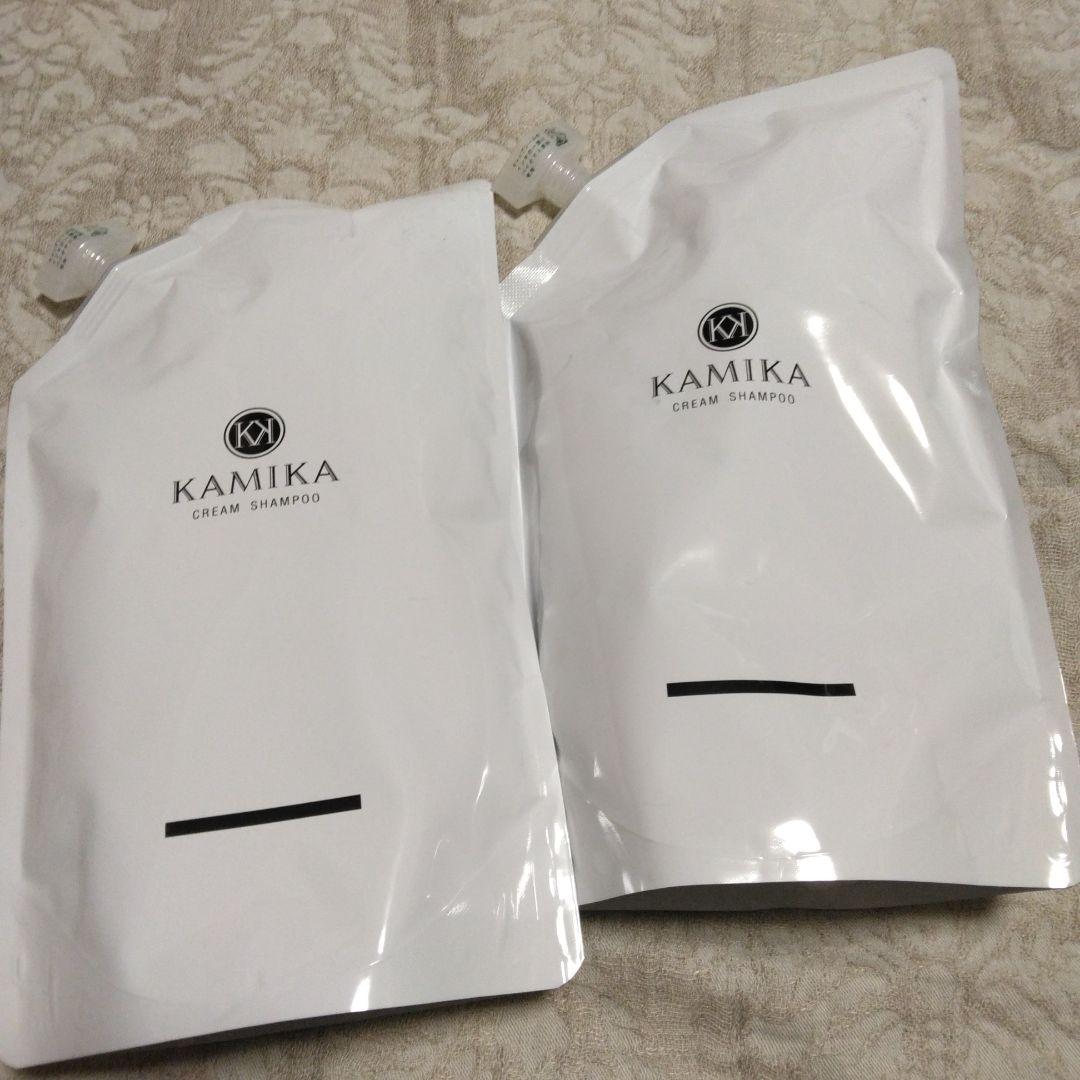 KAMIKA クリームシャンプー　オールインワン　 600ml 　2個セット