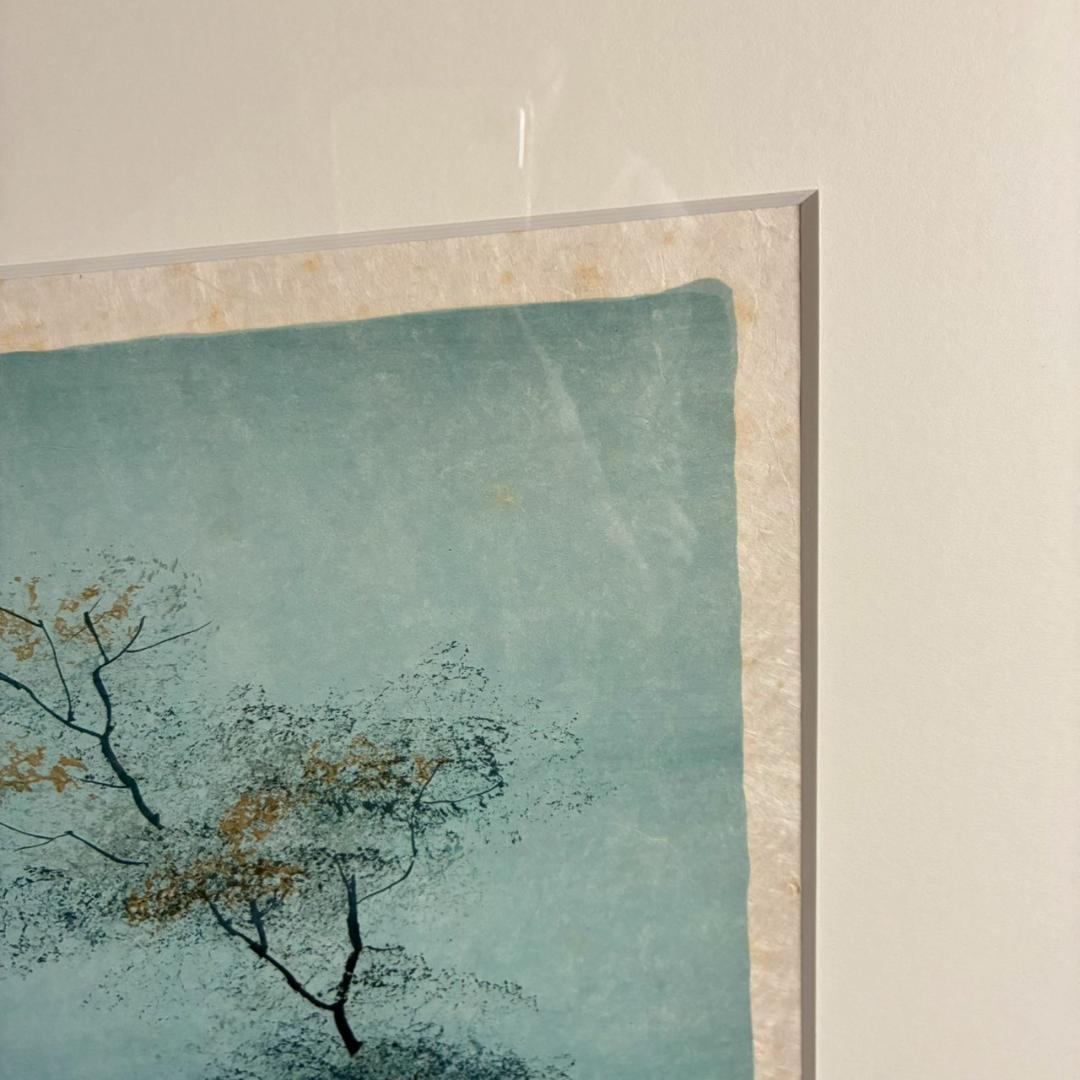 ベルナール・シャロワ「城」リトグラフ 直筆サイン入り 額縁入り 限定品