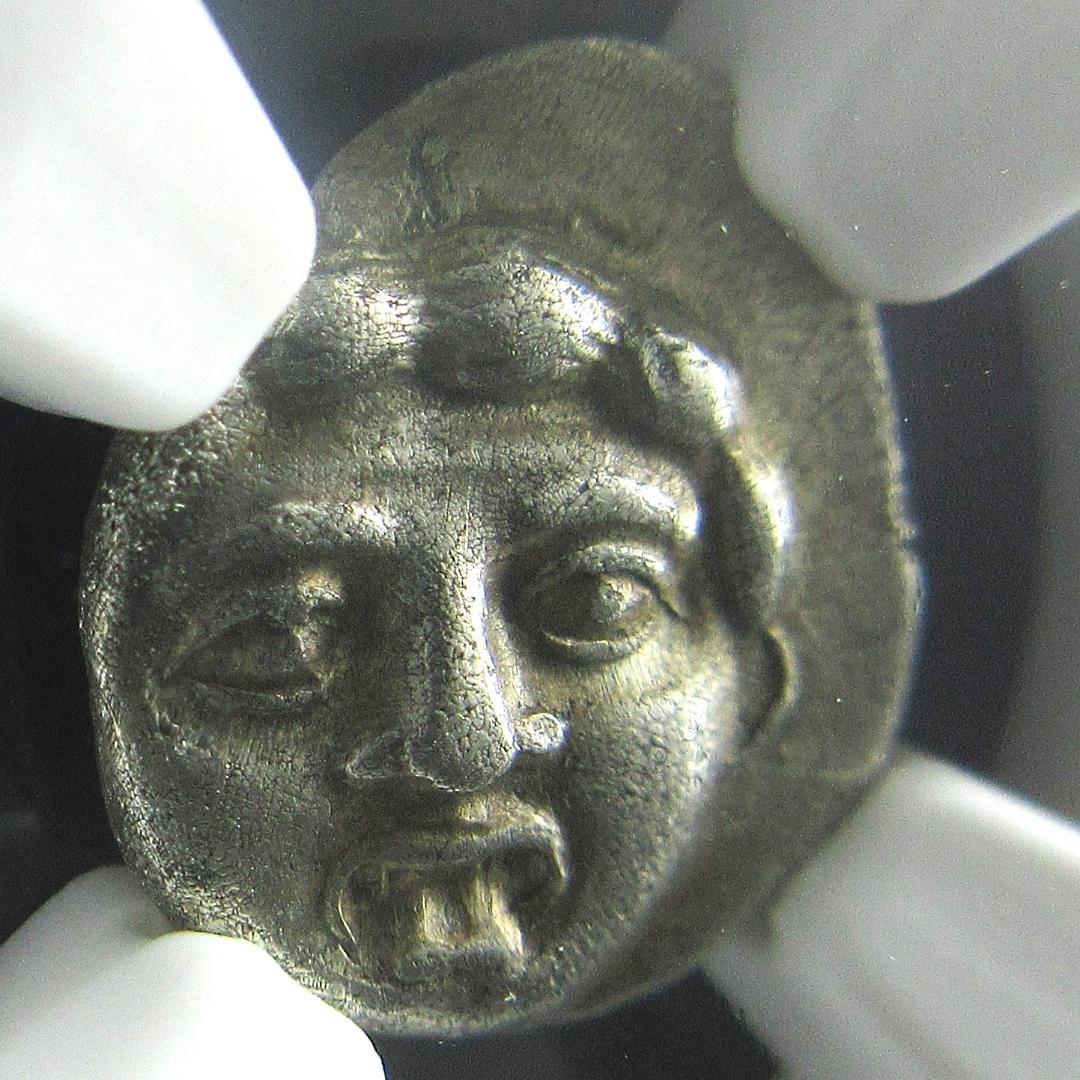 紀元前４世紀 古代ギリシャ ピシディア オボル銀貨 NGC アンティーク 