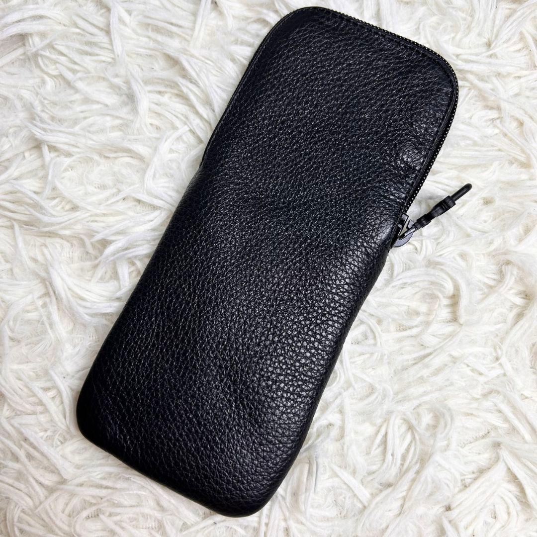 【希少】クロムハーツ 本革 レザー ダガー メガネケース ペンケース ブラック