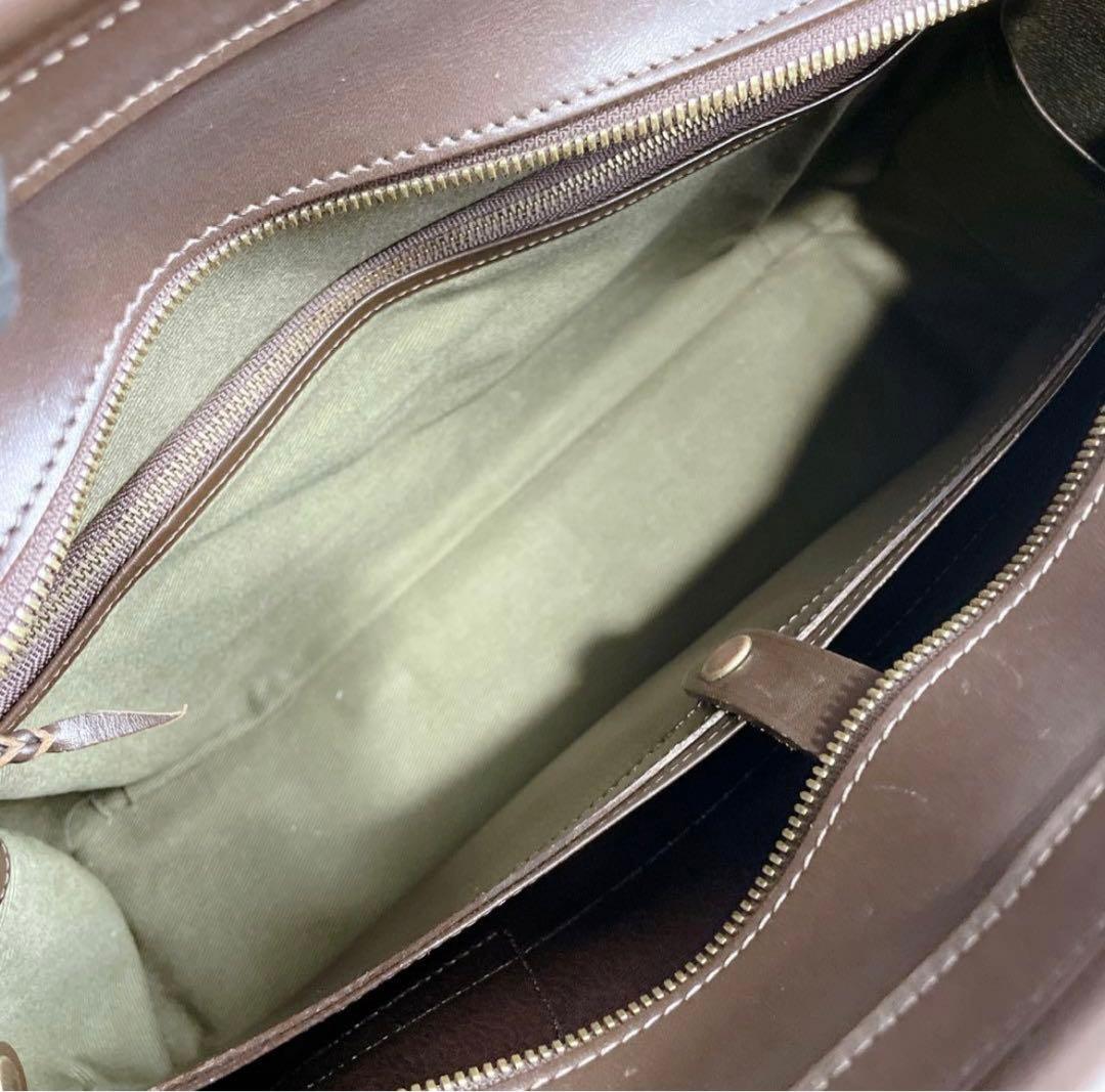 高級✨鞄いたがき ITAGAKI ビジネスショルダー 2way ダークブラウン