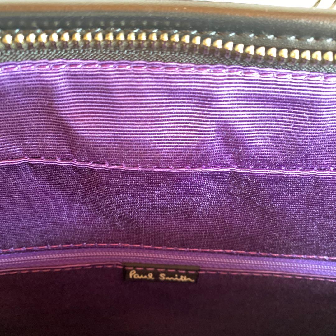 【超美品】ポールスミス　 ブラックビジネスバック