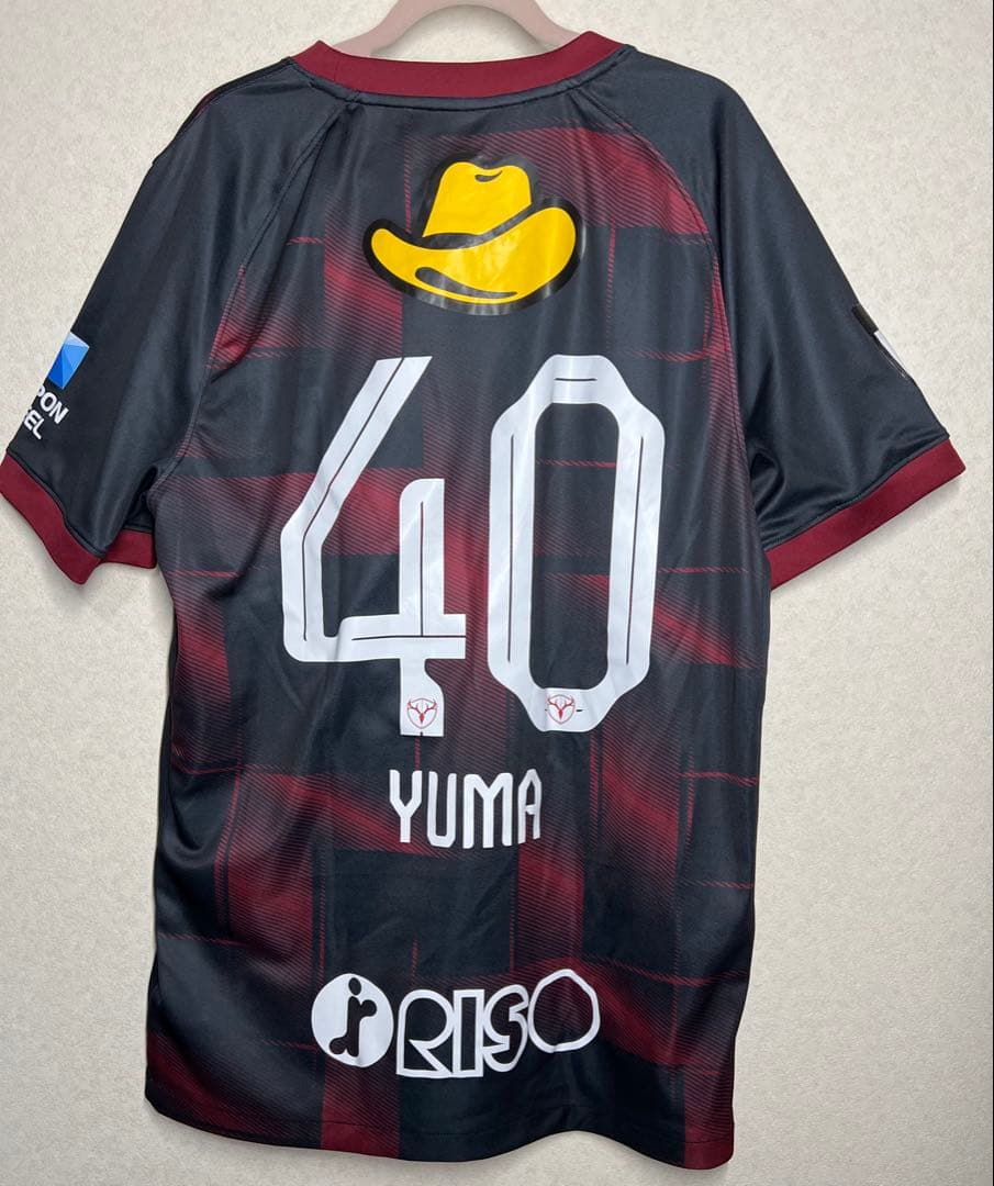 鹿島アントラーズ　ブライトン戦　レプリカユニ　Lサイズ　中古　40 鈴木優磨