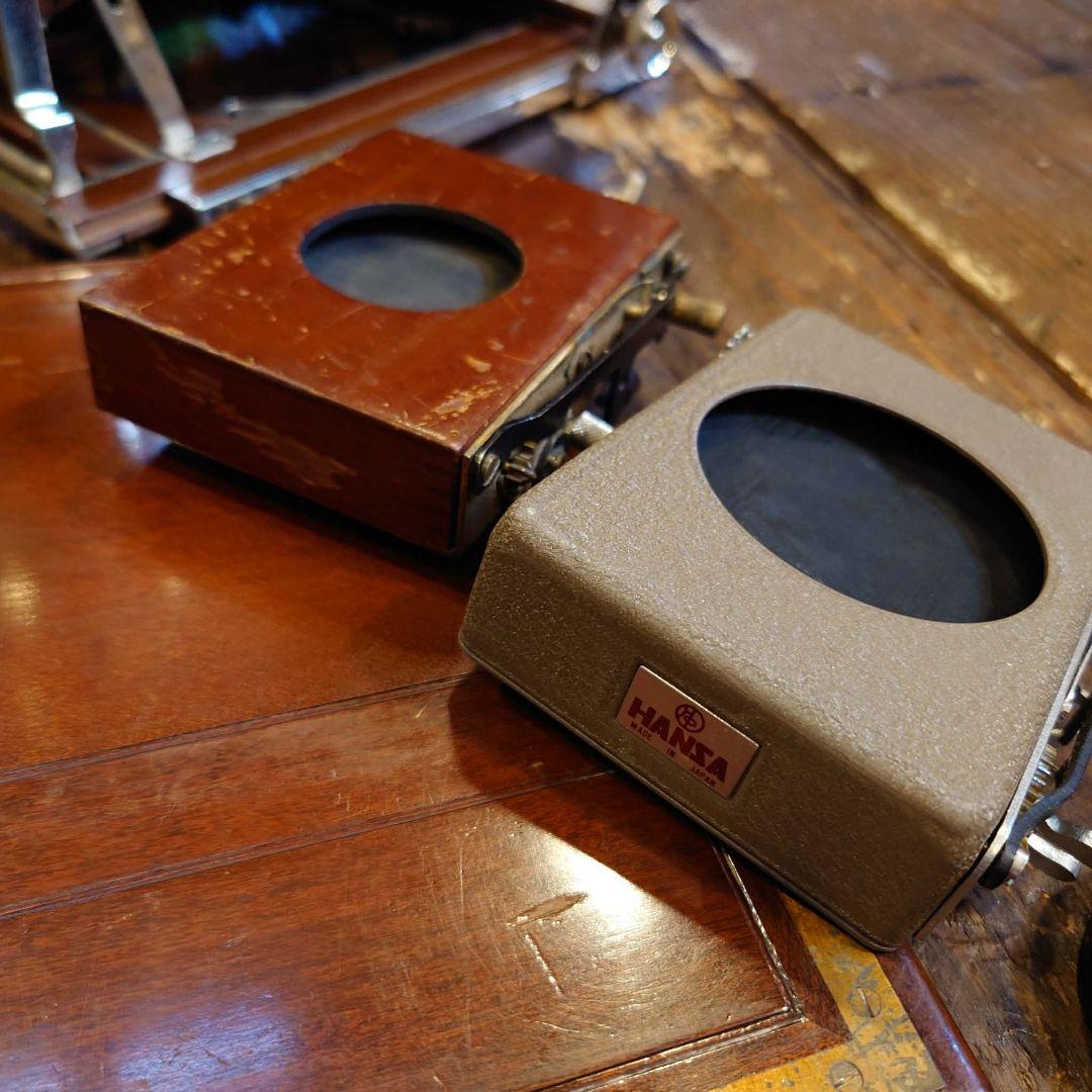 R.Konishi 木製 大判カメラ 蛇腹カメラ シャッター レンズ 三脚