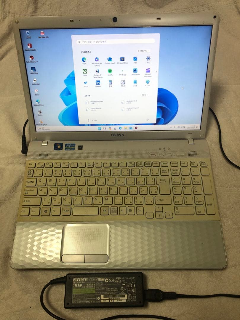 SONY VAIO VPCEH38FJ/W Corei5-2450M ソニー