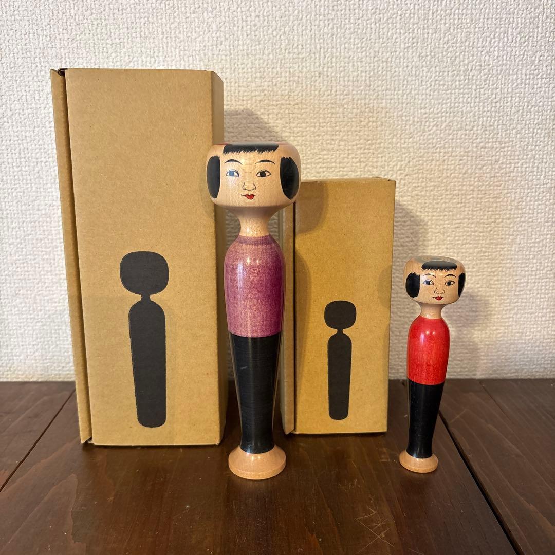 コゲスンボコ社 BEAMS×fennica ラグビーこけし2体セット