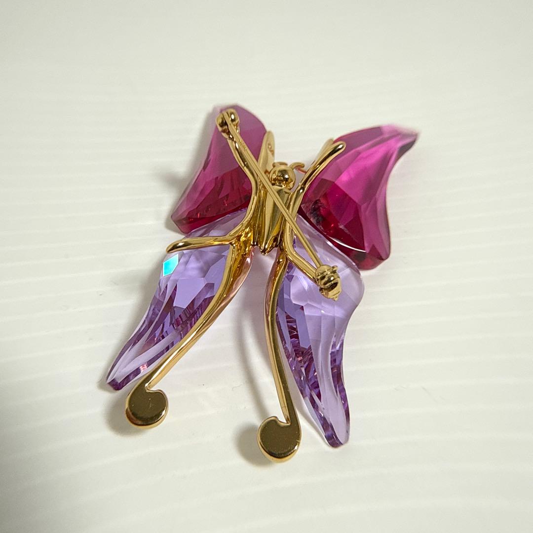 レア！スワロフスキー ブローチ 蝶 バタフライ 2004年 廃盤 シルバー925