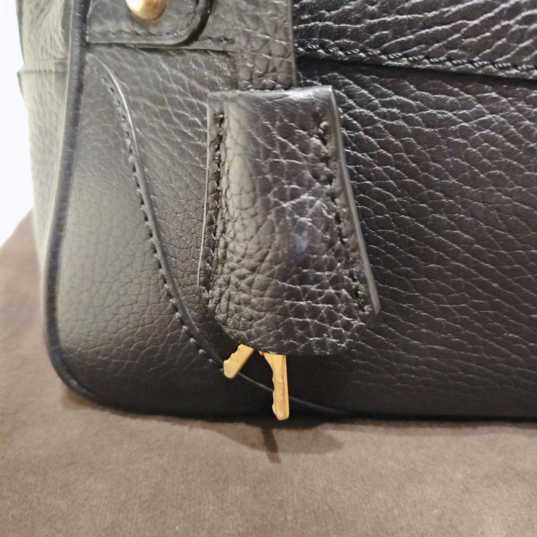 美品 J&M DAVIDSON ミニミア ハンドバッグ ミニボストン 鍵付き