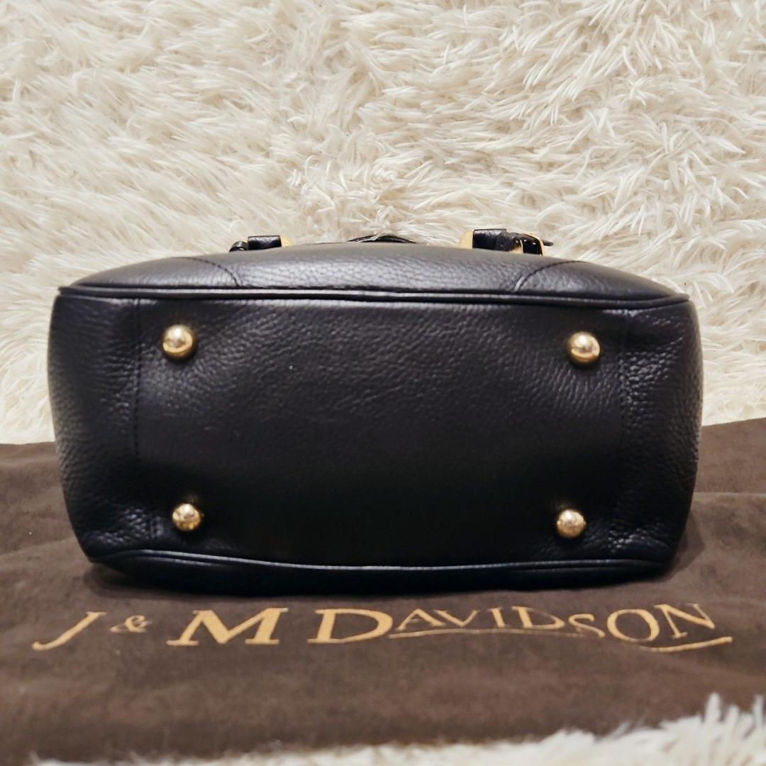 美品 J&M DAVIDSON ミニミア ハンドバッグ ミニボストン 鍵付き