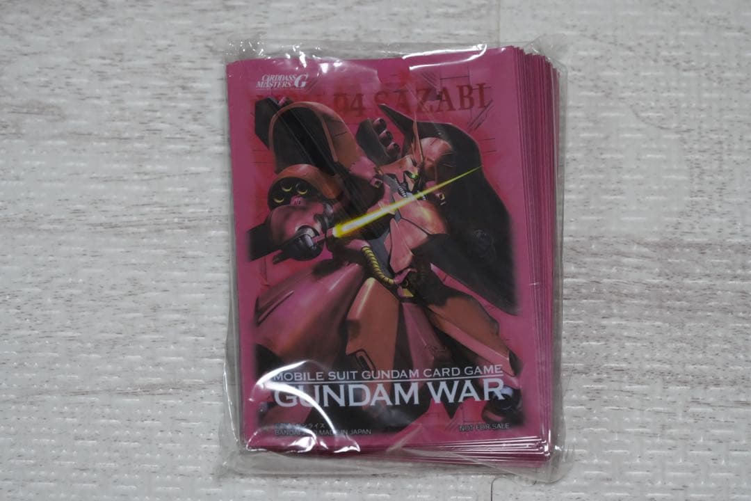 新品未開封　ガンダムウォー　GW　スリーブ大会優勝景品　サザビー