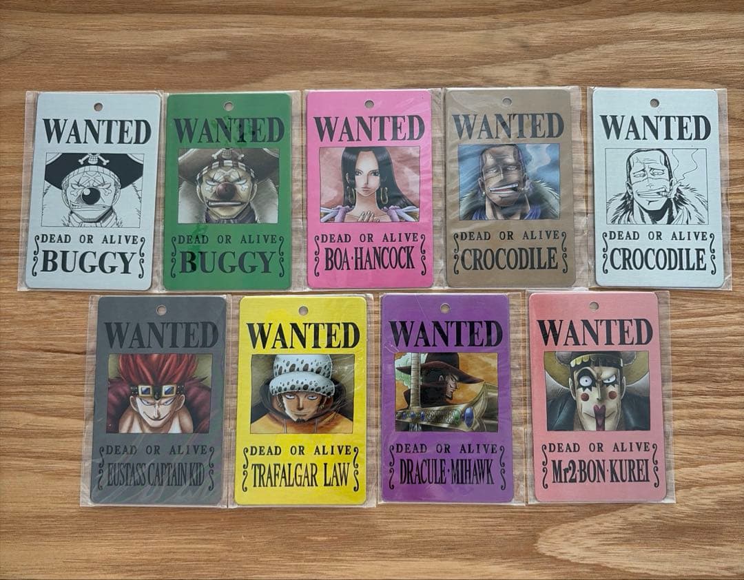 【未開封】ワンピース　エンスカイ 手配書メタルプレート　9種セット