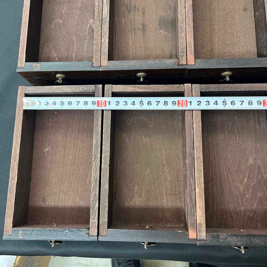 桃*郎様 李朝家具　ヤクジャン　薬箪笥　小引き出し　彫文字　飾り金具　ヂェスト