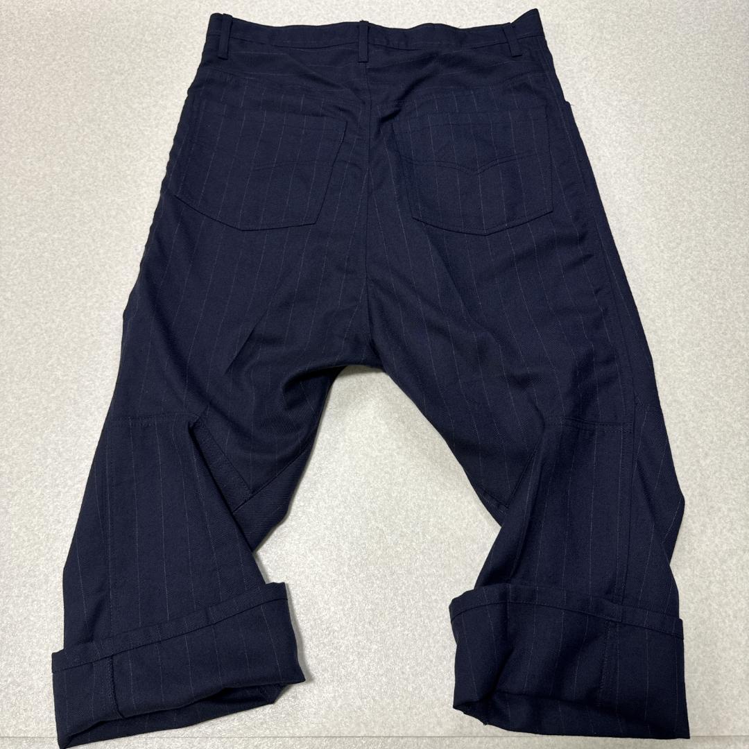 クリストファーネメス NEMETH ウールギャバジン トラウザーズ 立体パンツM