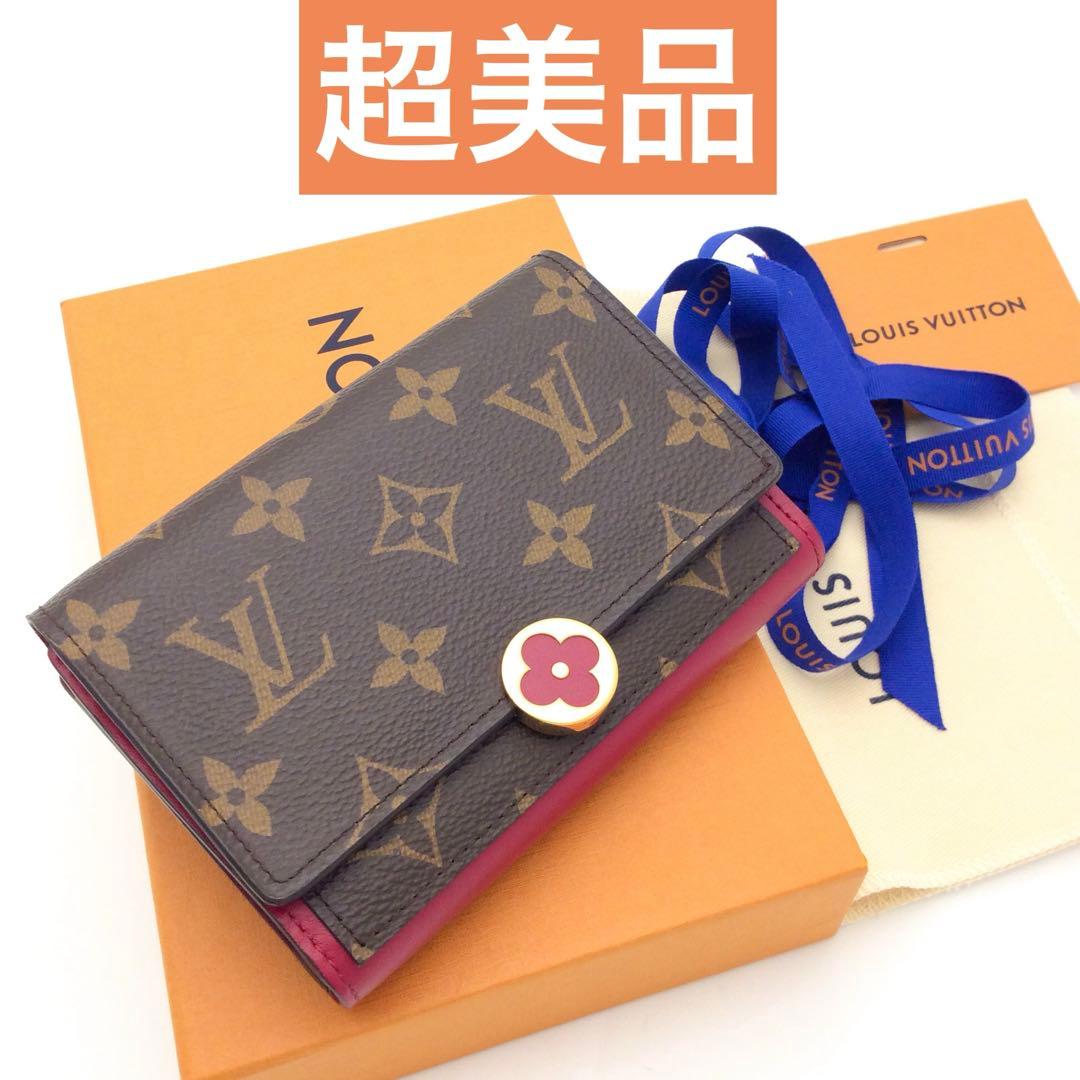 Louis vuitton ルイヴィトン モノグラム フロールコンパクト 財布