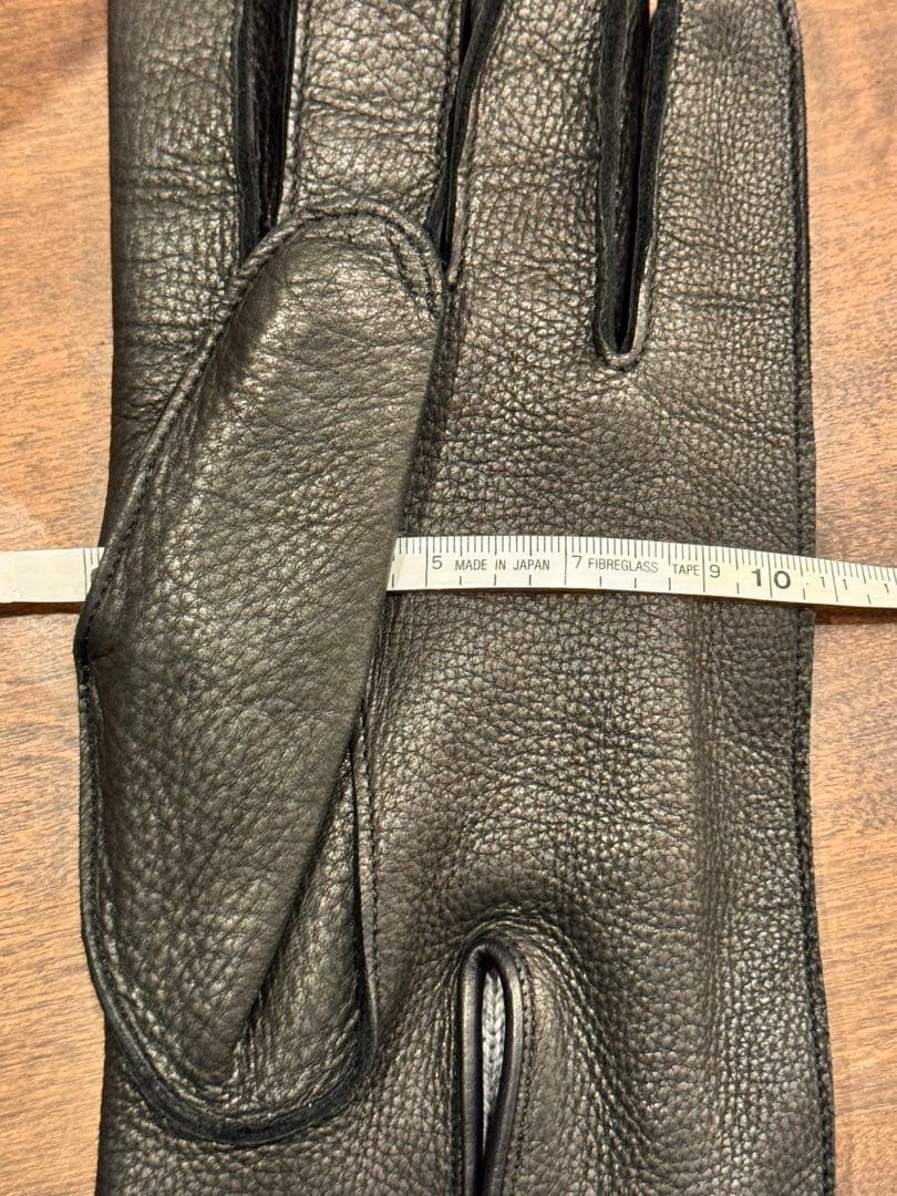 新品同様 DENTS 手袋 ディアスキン ブラック サイズ8